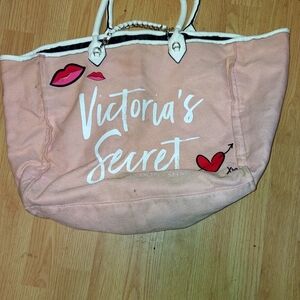 Vintage victoria secret pink tote bag